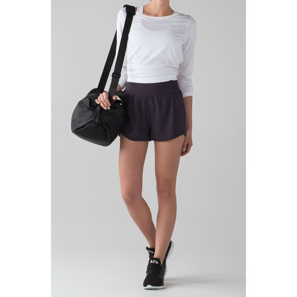 Lululemon Lean In Short 2” Boysenberry Purple Ultra High Rise Women's Size 12 - Picture 16 of 16